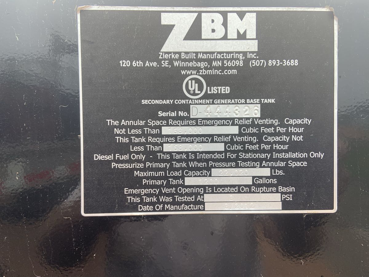 1200 Gallon Under Semi Trailer Fuel Tank 8